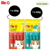 Me-O Creamy Crab and Creamy Bonito Cat Treat Combo